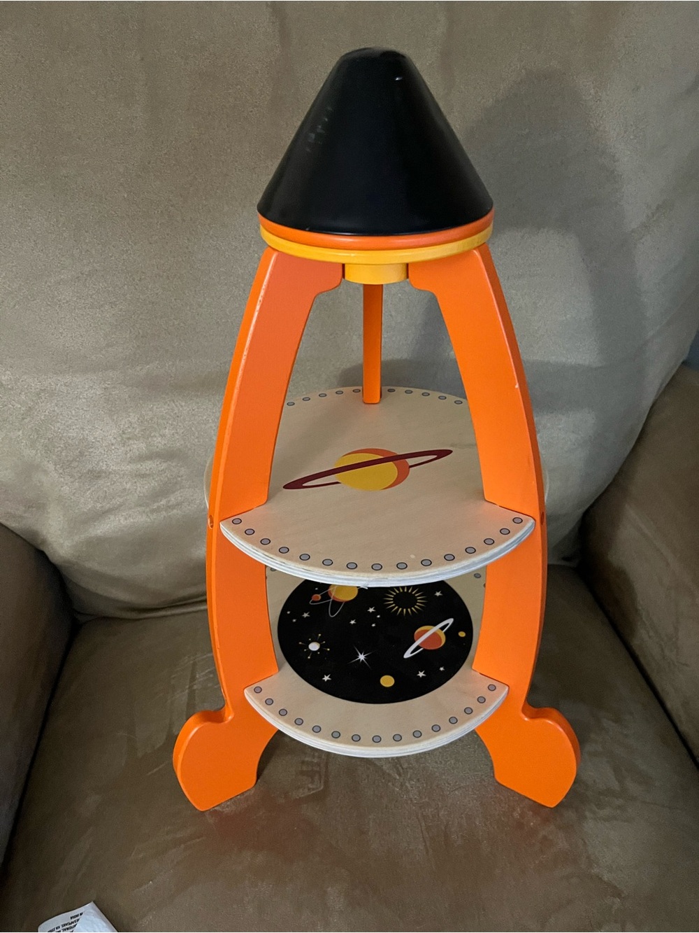 Tender Leaf Toys Cosmic Rocket Toy Shelf – No Action Figures